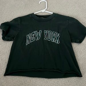 brandy melville New York crop top